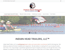 Tablet Screenshot of indianheadtrailers.com